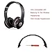 Replacement Headband Top Head Band Repair Parts Compatible with Beats By Dr Dre Wireless Headphones - Black