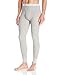 Fruit of the Loom Men's Classic Midweight Waffle Thermal Underwear Bottoms (1-Pack), Light Grey Heather, Large