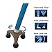 KingGear Travel Adjustable Folding Canes and Walking Sticks for Men and Women - Led Light and Easy Grip Handle for Arthritis Seniors Disabled and Elderly - Best Mobility Aids Cane (Blue)