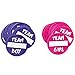 Winsharp Gender Reveal Football with Both Pink & Blue Powder | Baby Boy or Girl Gender Reveal American Footballs with Voting Stickers