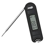 EAAGD Instant Read Digital Meat Thermometer - High Precision Foldable Kitchen Cooking Thermometer with Bottle Opener, Multifunctional Thermometers for BBQ, Coffee,Baby Food,and Bath Water (Black)