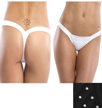 Stoned Trim Stripper Pole Dancer Comfort V Thong - ONE SIZE
