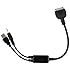 Goliton Cable For iPod iPhone iPad 30 Pin Connect to BMW iDRIVE ADAPTER OEM USB AUX MINI COOPER # 61120440796 & 61120440812