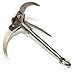 Grappling Hook with 3 Folding Claws, Lightweight & Collapsible Steel Anchor for Climbing, Hiking, or Tree Limb Removal
