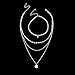 Lariatneck Layered Choker Necklace Silver Multilayer Necklace Women Coin Pendant Chain Choker Set of 2 …