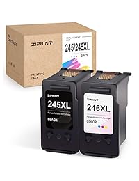 Ziprint - Cartuchos de tinta remanufacturados para impresora Pixma MG2522, MG3022, MG2520, MG2922, MX492, MX490, TR4520, TS3122, TS3120 (2 unidades), color negro