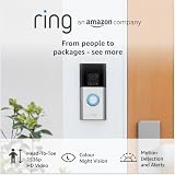 Ring Battery Video Doorbell Plus 1536p HD, Colour Night Vision view 7