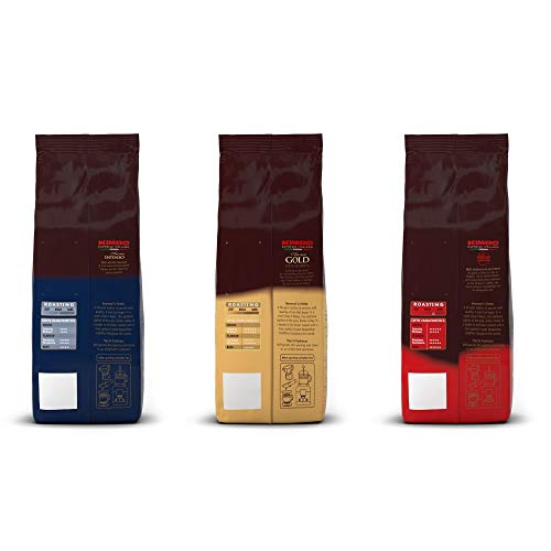 Kimbo ganze Kaffeebohnen Set mit 1 x Gold 100% Arabica, 1 x Espresso Napoletano und 1 x Aroma Intenso, drei 500g Beutel – Bild 4