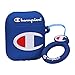 Coralogo Compatible with Airpods 1/2 Cute Case,Cartoon Character Silicone Airpod Designer Skin Kawaii Funny Fun Cool Keychain Design Cover Kids Teens Air pods Cases for Girls Boys(3D Blue Champin)