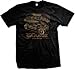 Genuine Junkyard Garage, Hot Rod Men's T-shirt, Rest Never Sleeps Auto Salvage, Junkyard Rat Design Men's Tee (Black, X-Large)