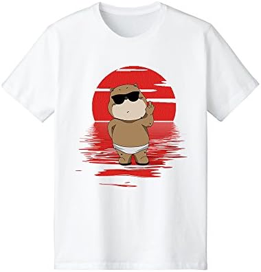 qstarp Graphic Sunset Middle Finger Bear Cartoon animalsfunny T-Shirts for Young Lady