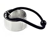 Imixlot Silver Tone Cuff Wrap Pony Tail Band Metal Holder Ring Mirror Tie