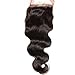 UNice Hair Icenu Series 8a Indian Body Wave Hair 3 Bundles With Lace Closure,100% Unprocessed Human Hair Extensions Weave (16 18 20+14 Free Part Closure)