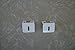 Alta and M&B New Style Snap In Metal Duette Brackets 1 Pair 3/8