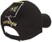 US Army Official License Structured Front Side Back and Visor Embroidered Hat Cap - Veteran Black