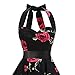 Bbonlinedress 1950s Halter Vintage Retro Rockabilly Gown Cocktail Party Dress