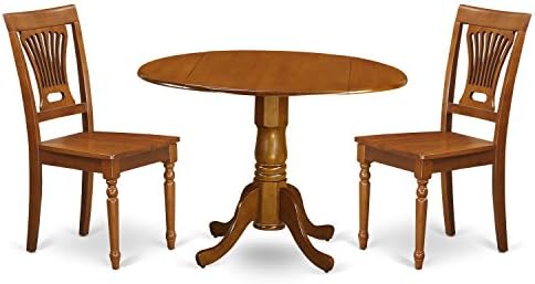 3 Pc Small Kitchen Table Set-Kitchen Dining Nook Plus 2 Dining Chairs