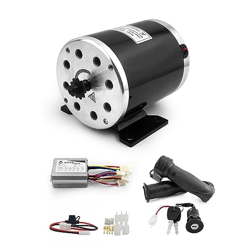 48V 500W MY1020 Electric Brushed Motor 2500Rpm W/ Bracket For Scooter E Bike Mini Bike Go Kart