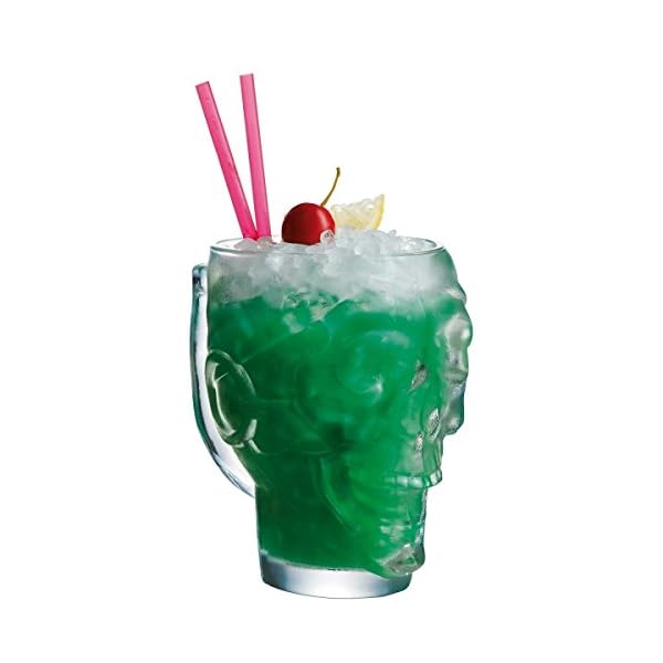 Arcoroc ARC N6644 Skull Totenkopf Cocktailglas, 900ml, Glas, transparent, 1 Stück – Bild 4
