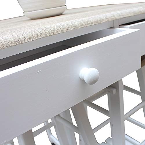 A bar cart with two stools and a tabletop, worth $135.88 as of August 9, 2023.