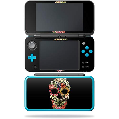 MightySkins Skin Compatible with Nintendo New 2DS XL - Floral Skull | Protectiv…
