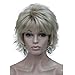 Wiginway Short Layered Shaggy Wavy Wigs 100% Imported Premium Hair Heat Resistant Synthetic for Women 6 Inch