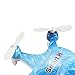 Dayan Anser Mini Hexacopter,Altitude Hold RC Helicopter Beginer Drones,Mobile Wifi Control，6 Axis Gyro System Micro Helicopters With 0.3MP Camera,Nano Vehicle Toys USB Charge, LED Flash Light (Blue)