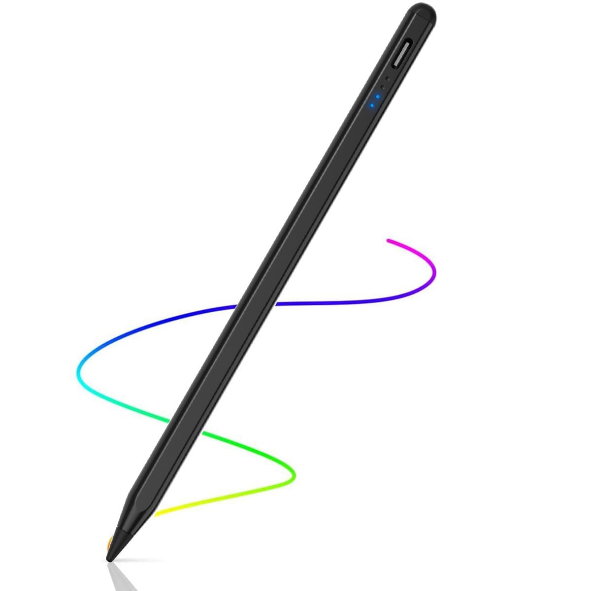 AICase Active Stylus Pen 1.45mm High Precision and Sensitivity Point Capacitive Stylus Compatible for iPhone Samsung iPad Pro iPad Air 2 Tablets, Work at iOS and Android Capacitive Touch Screen