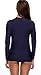 Vegatos Women Zip Front Rash Guard Long Sleeve UV Rashguard Swim Shirt Swimwear Top