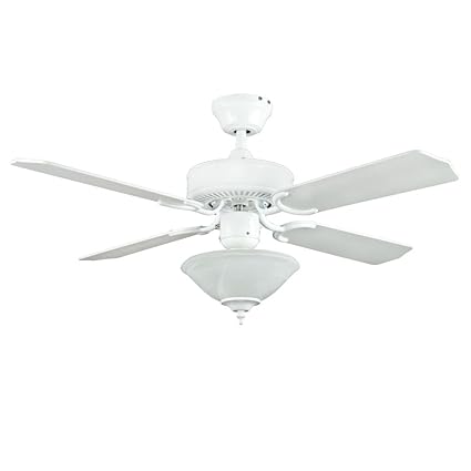 Concord Fans 42hes4ewh Heritage 42 Inch Sq Fan W Bowl Fan Light