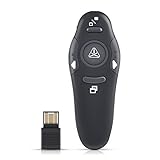 PPT Clicker, HusDow 2.4GHz Wireless Presenter Office Presentation Pointers Presentation Pen Perfect for Meeting, Teaching, Speech