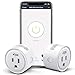 Smart plug, KMC Mini Wifi Outlet Compatible with Alexa, KMC Home & IFTTT,Smart Life, No Hub Required, Remote Control Your Home Appliances from Anywhere, ETL Certified(2 Pieces)