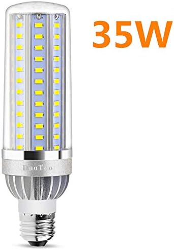 Ankamal Elec LED Corn Light Bulbs Super Brigh Corn Light - 3000K Soft/Warm White for Garage Outside Yard Warehouse Commercial Building Factory Front Door [Energy Class A+] (E26 White, 35W)