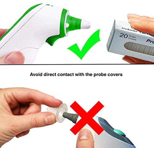 200 Counts Ear Thermometer Probe Covers/Refill Caps/Lens Filters for All Braun Ear Thermometer Models Thermometers Disposable Covers