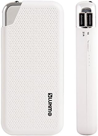 Portable Power Bank 12000mAh External Battery Charger, (Gift Pack, charging 2 devices simultaneously ) with Flashlight LED Suitable For HTC 10, HTC Bolt, HTC ONE A9, HTC ONE M9, HTC ONE M8