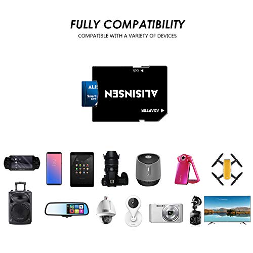 Micro SD Card 128GB Memory Card Class 10 TF Card High Speed Micro Memory Card with SD Card