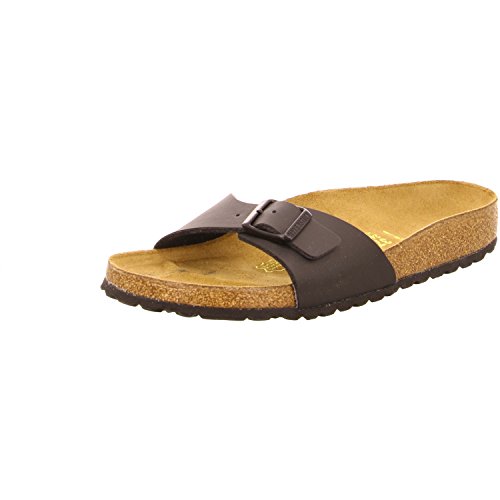 BIRKENSTOCK Madrid Sandals, Black, 37 N EU, Womens