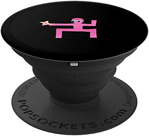 Ninja Girl Design cute pink ninja - PopSockets Grip and Stand for Phones and Tablets