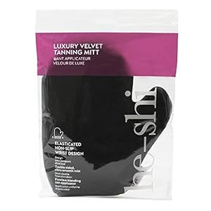 He-Shi-Luxury-Velvet-Tanning-Mitt--Double-Sided-Reusable-and-Washable-Tanning-Glove--Velvet-Surface-for-Streak-Free-Self-Tanning-With-Elasticated-Wrist-Band-for-Non-Slip-Application He-Shi Luxury Velvet Tanning Mitt - Double Sided Fake Tan Applicator Glove - Reusable and Washable Tan Mitt - Smooth…