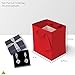 OccasionALL Red Gift Bags with Handles, Mini Holiday Gift Bags, Weddings, Birthdays, Retail & Merchandise Use, Party Favors, Shopping, Bulk, 4x2.75x4.5, 12 Pack