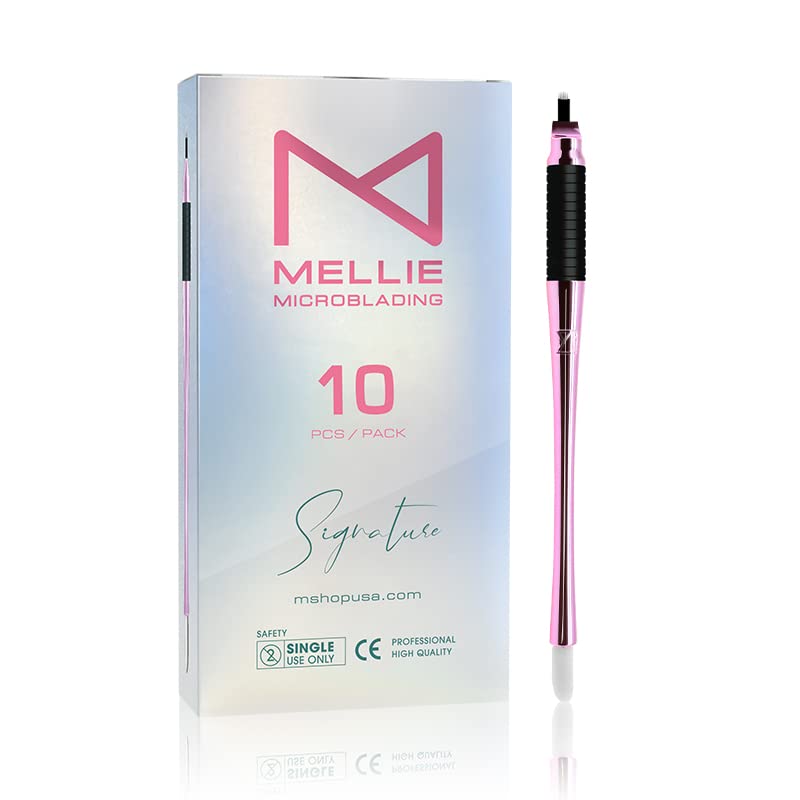 Mellie's Signature Microblading Eyebrow Pen (Pack of 10) - Disposable Microblad…