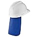 Ergodyne Chill-Its 6717 Evaporative Polymer Cooling Hard Hat Neck Shade, Solid Blue