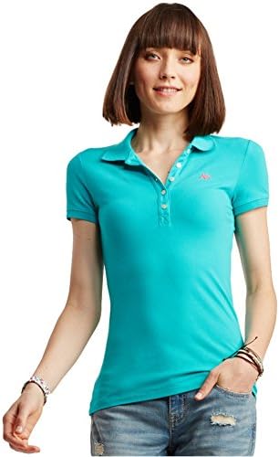 Aeropostale Womens A87 Polo Shirt Tops 