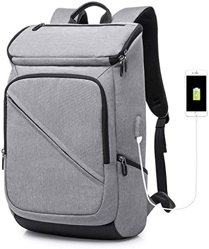 新しいメンズファッションバックパックメンズ多機能カジュアルコンピュータバッグusbインターフェース付きシンプルカレッジバックパック Color 公式 Gray