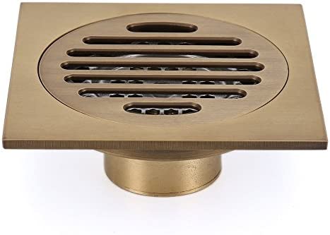 Eridanus Piletta Doccia A Pavimento Scarico A Pavimento Quadrato Ottone Copertura Di Scarico Dei Acqua Piletta Di Scarico Per Bagno Doccia Wc