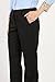 Maryclan Career Women's Dress Pants Little Boot But with Narrow Belt Loop (Medium, Black)