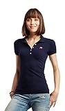 Aeropostale Women's A87 Piqu? Polo Shirt M Classic Navy