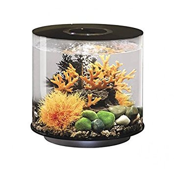 biOrb Tube 15 Aquarium with LED – 4 Gallon, Black