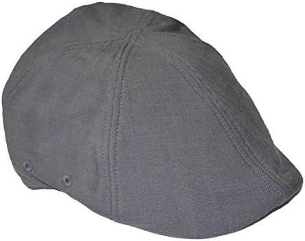 Plain Duckbill Ivy Newsboy Driving Cap (Gray)