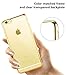 Iphone 6s Case - HD Clear Screen Protector Included - Shock-Absorption Clear TPU Bumper Case Slim Fit Soft Cover Shell, for iPhone 6/6s 4.7 Inch (Gold)